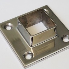 Фланец нержавеющий приварной встык с пазом квадратный Ду 10 Ру 25 AISI 304 10х14х15х14 мм ГОСТ 12821-80